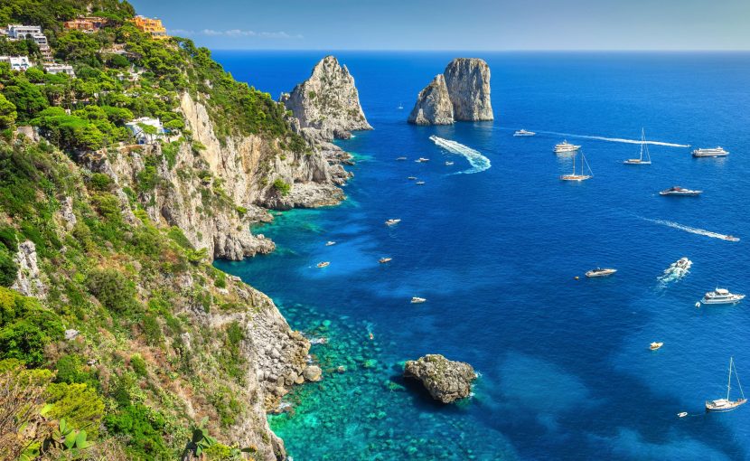 Reguli de acces pe insula Capri capri