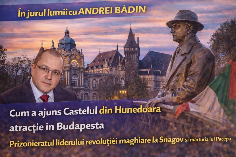 Andrei Bădin pe YouTube: Castelul din Hunedoara, atracție in Budapesta. Prizonieratul liderului revoluției maghiare la Snagov WhatsApp Image 2026-03-30 at 05.55.55