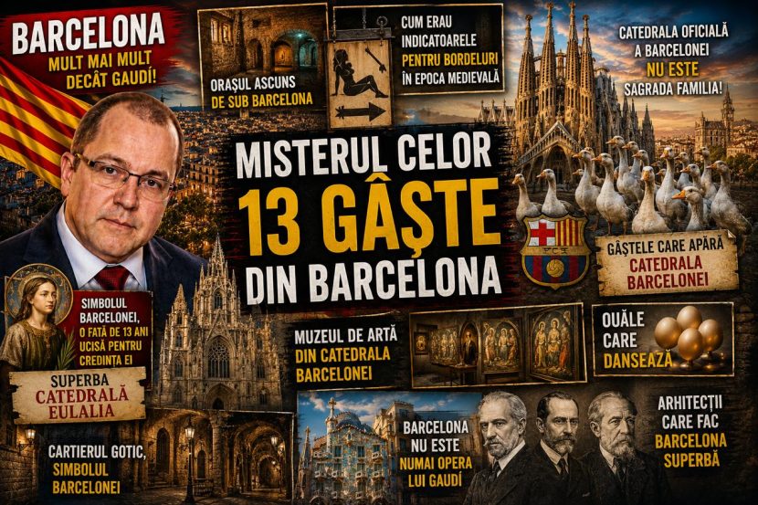 Misterul celor 13 gâște din Barcelona. Capitala Cataluniei nu e numai Gaudi. Arhitecții care au dat opere senzaționale si orașul subteran WhatsApp Image 2026-06-10 at 07.34.15